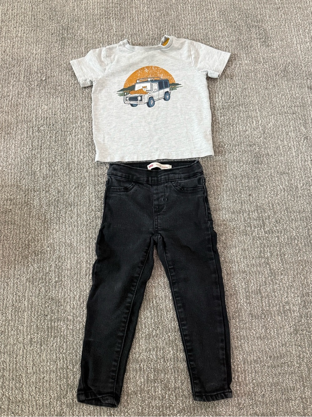 Levi's Kids Black Denim and Tommy Bahama Shirt